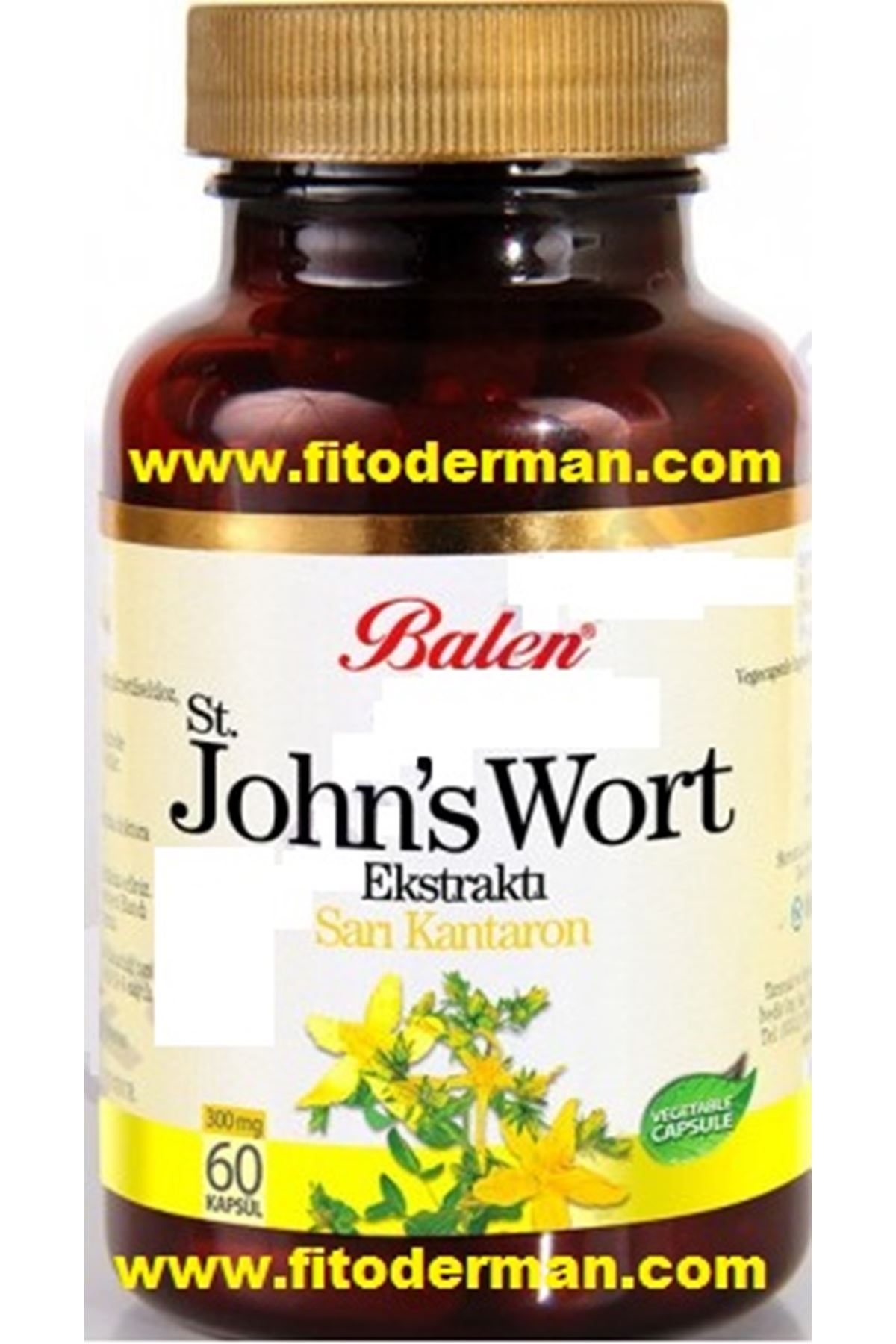 St. John's Wort Ekstraktı 300 mg 60 Kapsül