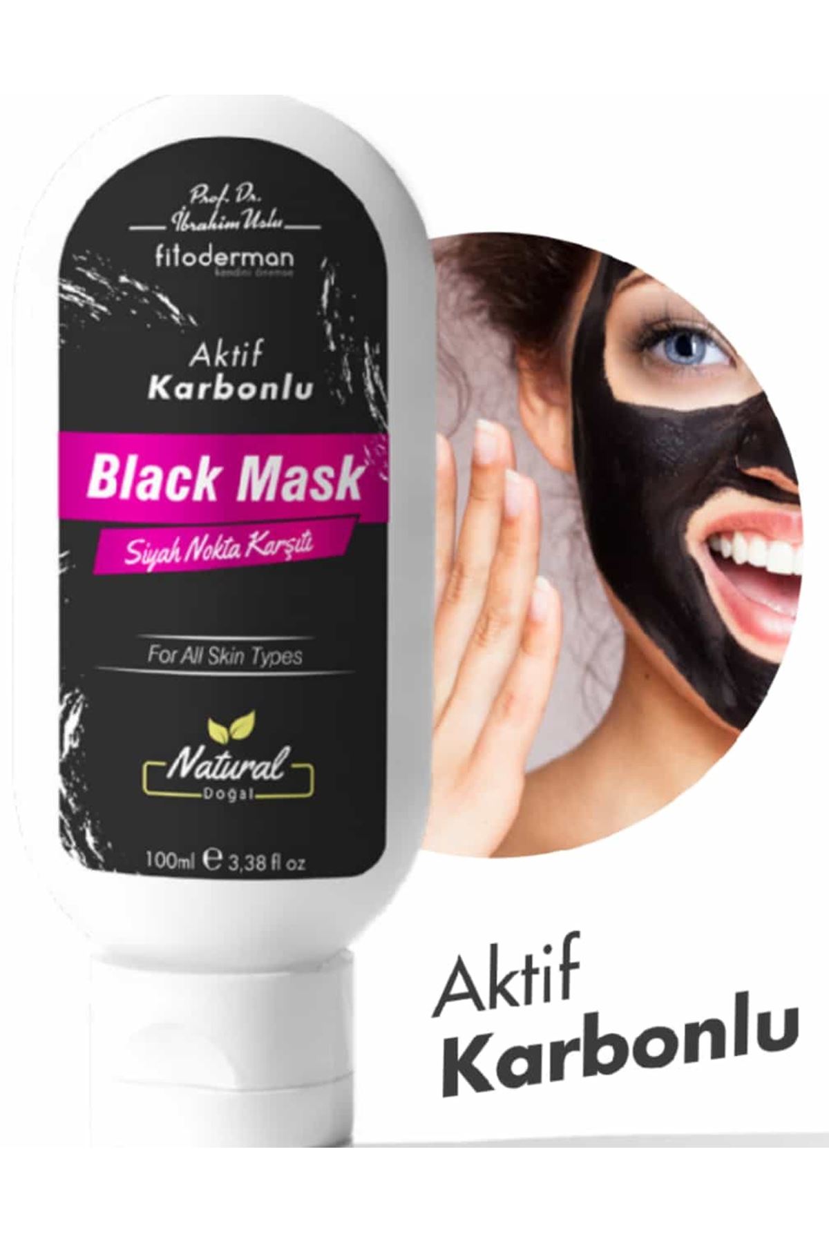 Aktif Karbonlu Black Mask 100 mL