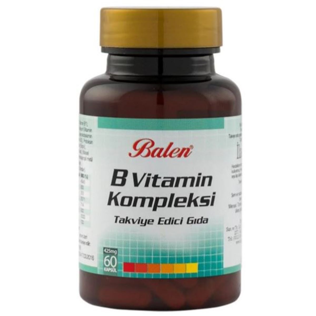 Balen B Vitamin Kompleksi Kapsül 425 Mg* 60
