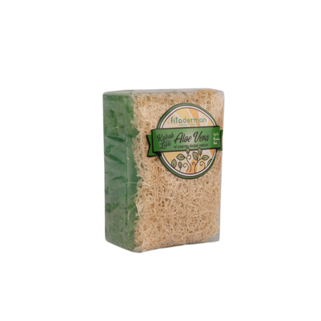 Fitoderman Kabak Lifli El Yapımı Doğal Aloe Vera Sabun