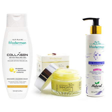 Collagen Detox Peeling Gel // Immortal Cream // Leke Temizleme Sütü
