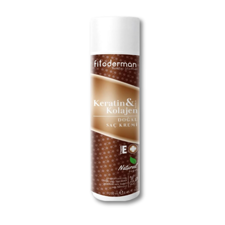 Fitoderman Keratin & Kolajen Katkılı Doğal Saç Kremi 250 mL
