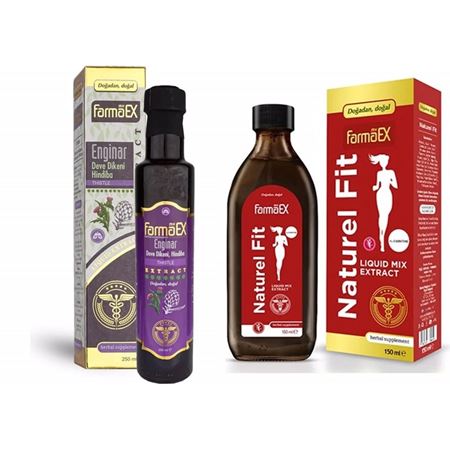 My FarmaEx Enginar Ekstraktı 250 ml ile My FarmaEx Naturel Fit 150 ml