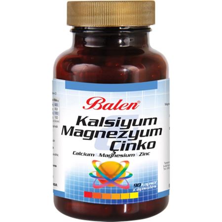Balen Kalsiyum Magnezyum Çinko 709 mg * 90 Kapsül