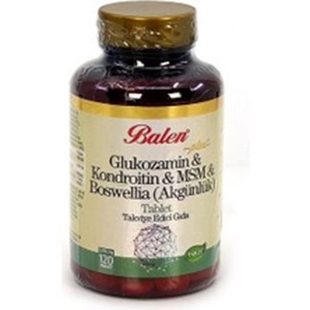 Balen Glukozamin Kondroitin MSM Boswellia 1200 mg * 120 Tablet