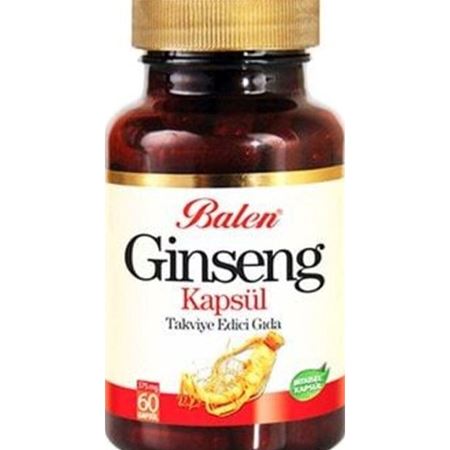 Balen Ginseng Takviye Edici Gıda 375 mg 60 Kapsül